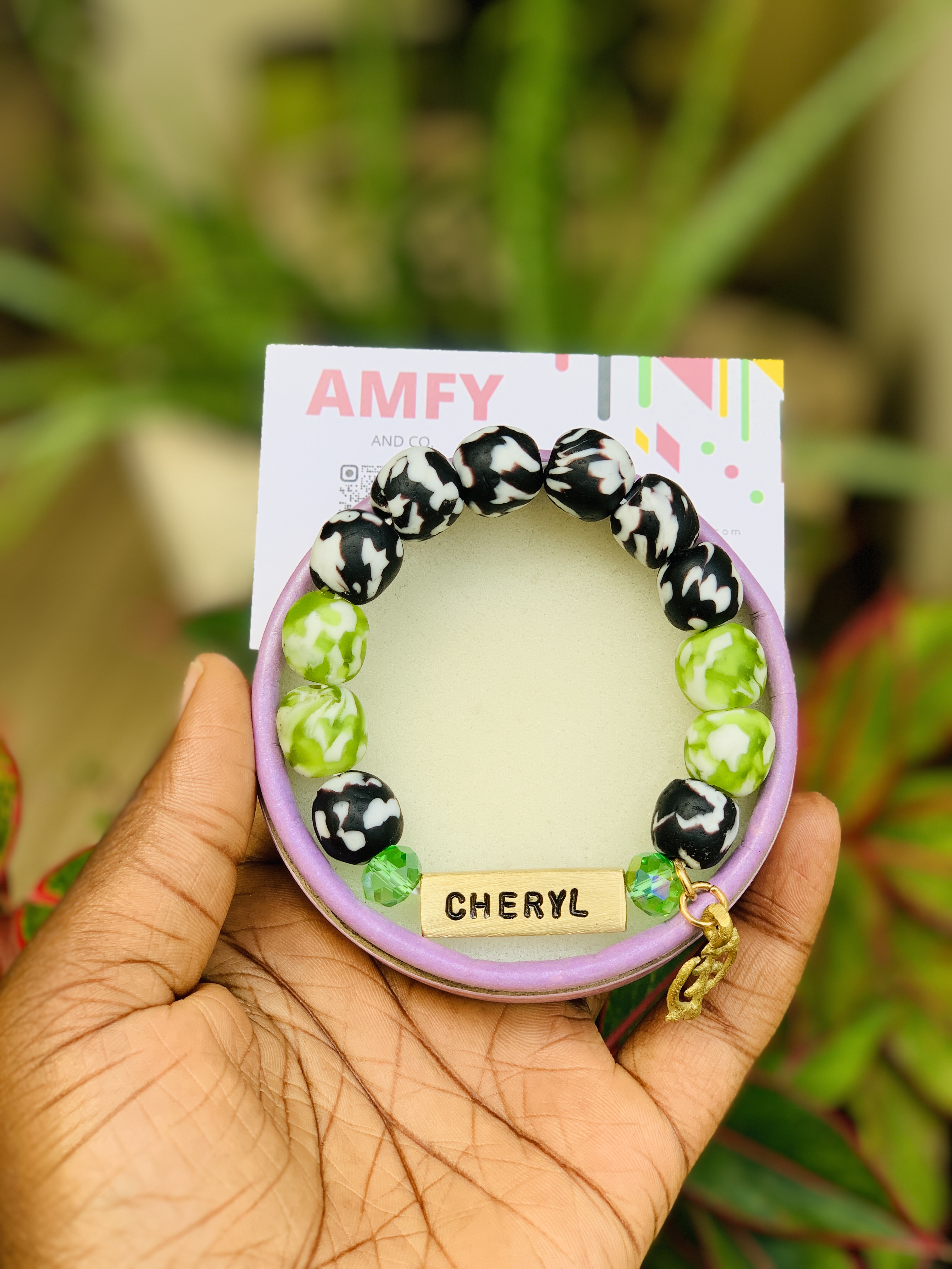 AMFY statement bracelet — Biggie collection
