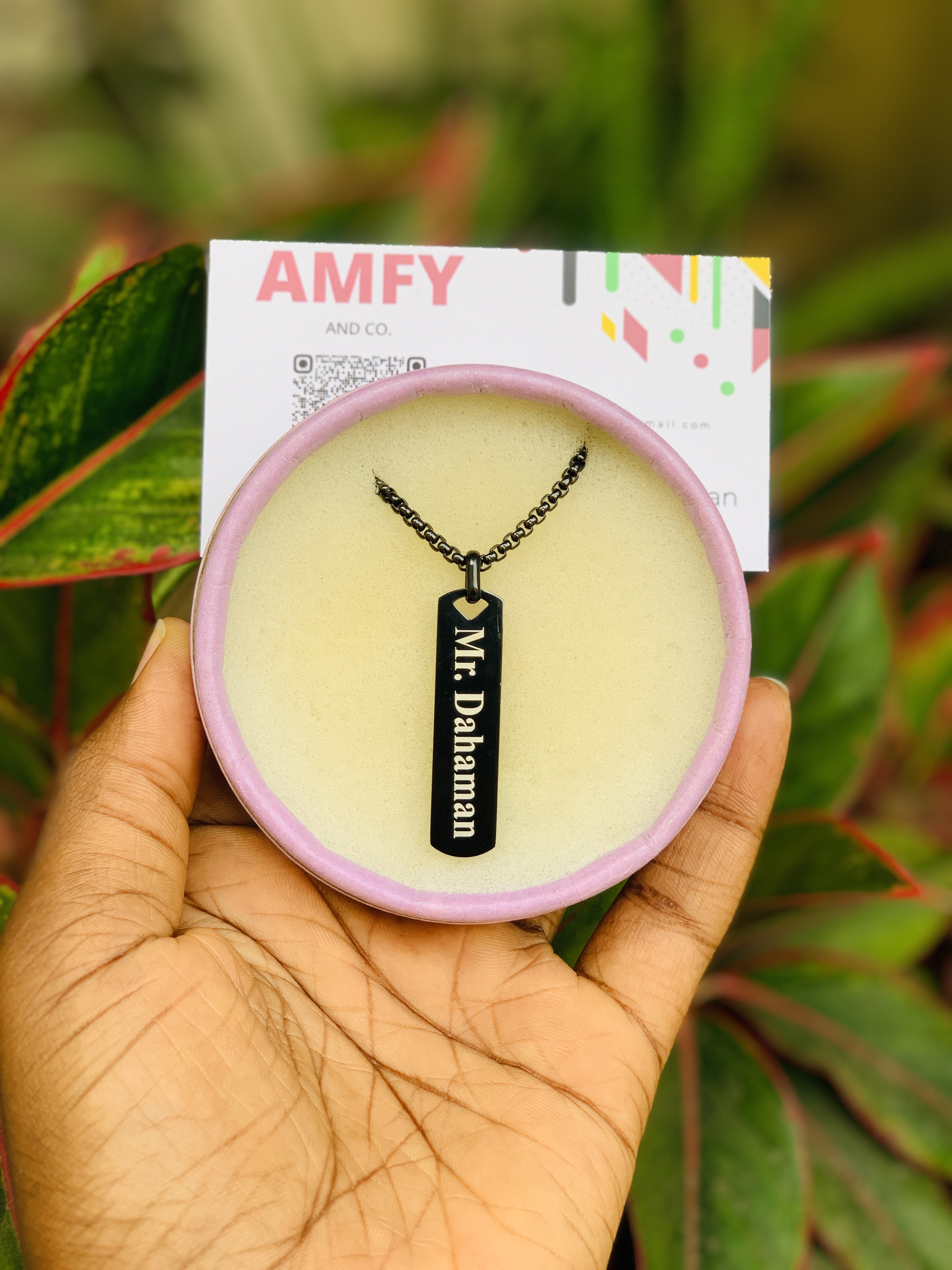 AMFY handcrafted necklace
