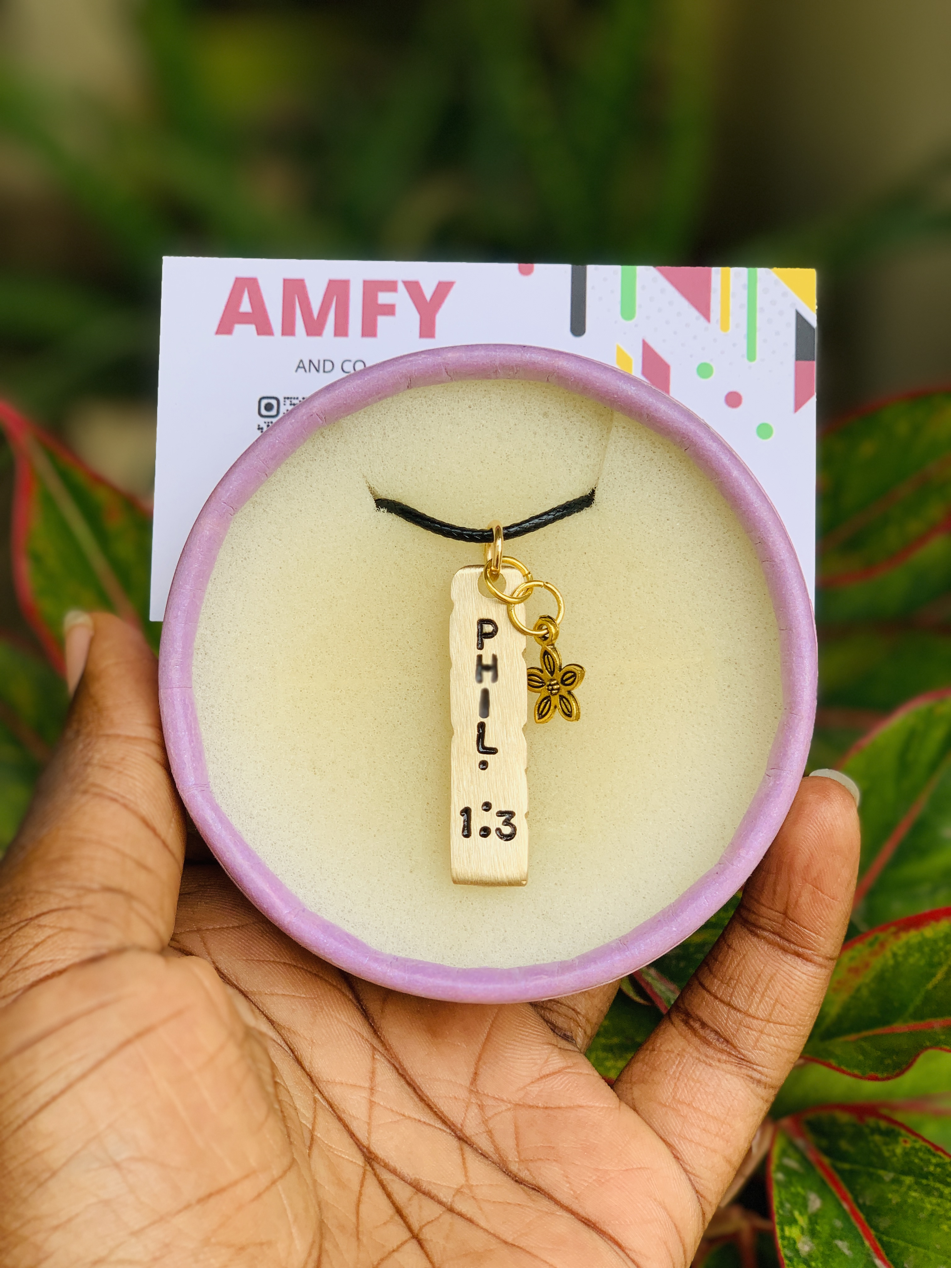 AMFY handcrafted necklace